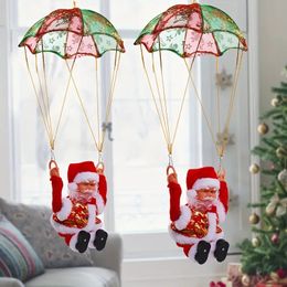 Electric Parachute Santa Toy Doll Christmas Ornaments Christmas Decorations Crafts