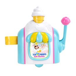 Baby Bath Toys Auto Bubble MakerBath Toys Bubble Maker Machine Girl Bath Toys Ice Cream Bubble Machine Bubble Blowing Solution 231024