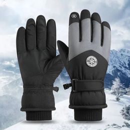 Ski Gloves Thick Men Women Mittens Snowboard Snow Winter Sports Warm Waterproof Windproof Skiing Outdoor cycling gloves 231024