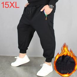 Mens Pants Plus Size 5XL 6XL 12XL 15XL Winter Warm Fleece Men Thick Casual Thermal Sweatpants Male Trousers High Quality Joggers 231025