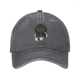 Ball Caps Personalized Cotton Dachshund Baseball Cap Women Men Adjustable Badger Sausage Wiener Dog Dad Hat Sports