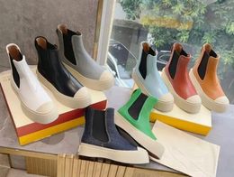 Classic thick soled large toe Mary Jane shoes Spring and Autumn Style Fashion leather High quality high top shoes