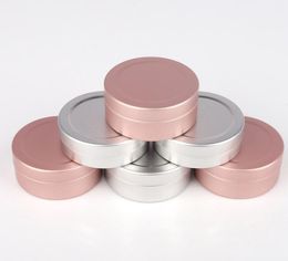 20g Pink Aluminium Jar Box 20ml Aluminium Jar lip gloss Container Tea Tin Cosmetics Packing bottle FAST SHIP