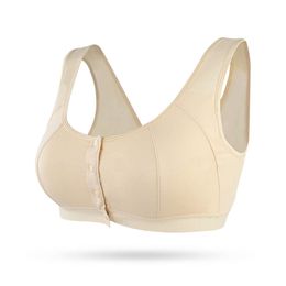 Catsuit Costumes ONEFENG 6031 Front Closure Vest Design Mastectomy Brassiere for Silicone Breast Prosthesis Silicon Boobs