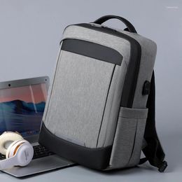 Backpack Business Casual Men's Large Capacity Computer Bag Waterproof Travel College Student Commuter