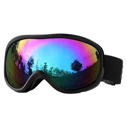 Ski Goggles Unisex Ski Glasses Double Layers Protective Goggles Anti-Fog Windproof UV Protection for Men Women Snowmobile Skating 231024