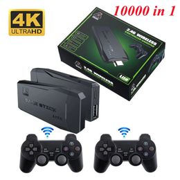 Game Controllers Joysticks M8 Classic Retro Wireless Video Game Stick 4K Console 64GB 10000 Games Classic Family Sticks 2.4G Wireless Controllers GBA PS1 231024