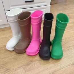 women boots Rubber Boot Outdoor Rain Boot Long Sleeve ankle boots balencaga ESAWL