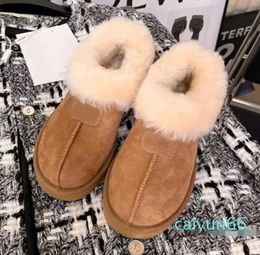 Australia Classical Boots For Fashion Women Womens Snow Boot Wholesale Ultra Mini Platform Booties Winter Suede Wool Ladies Warm Fur Ankle Bootes