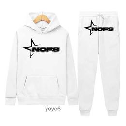 nofs hoodie nofs Mens Tracksuits Selling Explosions Nofs Pattern Printed Trousers Men Y2k Punk Harajuku Gothic Hiphop Wideleg Slim Pants Street Wear 9 A1F5