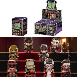 Blind box Universal Monsters Alliance Series Box Toys Halloween Trend Model Decoration Cartoon Anime Figures Childrens Gifts 231025