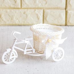 Party Decoration Romantic Bicycle Nostalgic Rattan Tricycle Garden Po Prop Wedding Home Ornament Gifts For Girls Friends