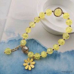 Chain Elegant Fashion Flower Crystal Bracelet for Women Popular Design Crystal Bracelet Jewelry R231025