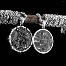 Pendant Necklaces Odin Vintage Men's Viking Necklace Nordic Religious Belief Jesus Stainless Steel High-quality Jewellery Wholesale