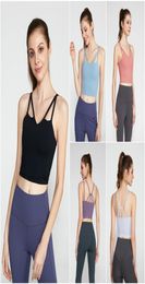 W022 Women Yoga Vest Girls Running Fast Dry Bra Ladies Casual Yoga Outfits Adult Cheerleader Sportswear Exercise Gym Fitness We7298335