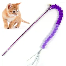 Cat Toys Pet Plush Interactive Creative Feather Rod Teaser Wand Funny Stick Training Supplies