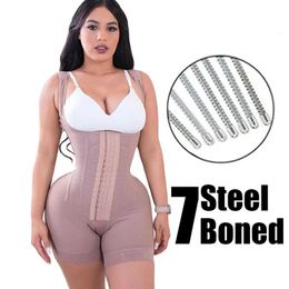 Waist Tummy Shaper Bbl High Compression Stage 3 Post Surgery Faja Colombianas Postpartum Garment Bodysuit Body Shapewear Women Tuck 231024