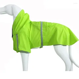 Dog Apparel Pets Small Raincoats Reflective Large Dogs Rain Coat Waterproof Jacket Outdoor Breathable Puppy Raincoat