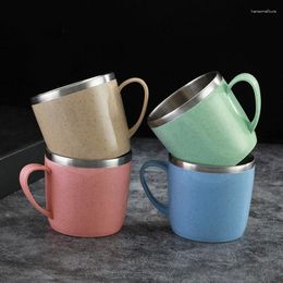 Tumblers Anti-scalding Cup Drinkware Portable Anti-fall Stainless Steel Coffee Cups Reusable Outdoor Travel Tea Mouthwash
