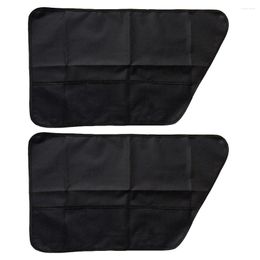 Dog Carrier 2 Pcs Back Seat Protector Car Mat Pet Vehicle Door Guard Cushion Accessories Window Oxford Cloth Baby