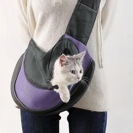 Cat Carriers Cats Travel Shoulder Bag Pet For Grooming Bathing Nail Trimming