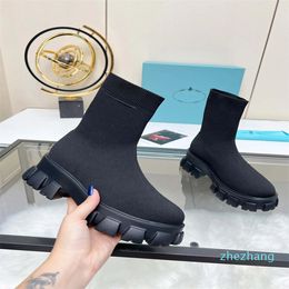 2023 New Hot Selling Autumn/Winter Designer Boots Women's Socks Fashion Inverted Sexy Knitted Elastic