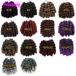 Chemical Fiber Braided Wig Screw Roll Africa Small Spring Twisted Braid Short Curly Hair Wand Curl Synthetic Hair Extensions