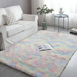 Designer rug Home Decor Carpet Designer Carpet Thickened Long Hair Carpet Bedroom Girl Stain Resistant Bed Blanket Living Room Coffee Table Bay Window Blanket