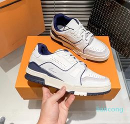 2023 shoe features a grain leather embossed iconic pattern for casual wear