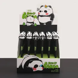 Cute Cartoon Panda Bamboo Neutral Gel Pen Erasable 0.5mm Student Creative Stationery