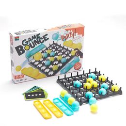 Sports Toys Bounce Off Game Jumping Ball Board Games for Kids 1 Set Activate Family and Party Desktop Bouncing Toy 231025