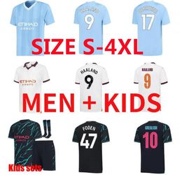 HAALAND SOCCER JERSEYS Gvardiol DE BRUYNE FODEN citys MANS CITIES FINAL ISTANBUL KIT GREALISH football shirt kids 23 24 J.Alvarez MANCHESTE NEW YEAR uniform