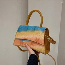 Evening Bags Handbags Woman Imitations Luxury Brands Painting Mixed-colors ELegant Designer With Handle Casual Crossbody Party Purses