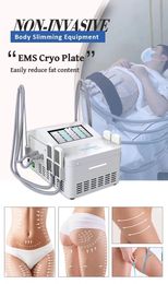 New Cyro EMSlim 4 Cooling Pads Cellulite Removal Fat Freezing Plate With Cryo Slimming Machine SPA Home Beauty Machine