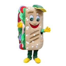 Halloween hamburger Mascot Costumes Top Quality Cartoon Theme Character Carnival Unisex Adults Outfit Christmas Party Outfit Suit For Men Women