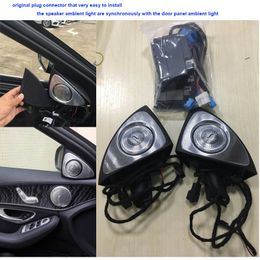 Car HeadlightsLed For Sclass W Interior Ambient Light 3D Rotary Tweeter Speaker Treble Lamps Drop Delivery Mobiles Motorc Dh50A ZZ