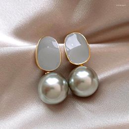 Stud Earrings Unique And Minimalist Pearl Niche Design 2023 Vintage Luxurious High-end Style For Women