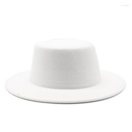 Berets Women's Cap Hats For Men Fedoras Bowler Black Fashion Autumn Winter Felt Panama Chapel Beach Wedding Picture Warm 2023Berets Wend