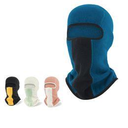 Beanie/Skull Caps FEDEX Winter Ski Mask Contrast Color Thermal Outdoor Windproof Balaclava Ski Mask Face Neck Cover Hat Cap One Piece Male Female