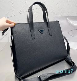 luxurys designers laptop bags men briefcases business trip office leather handbag messenger high