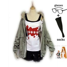 Cosplay Game Goddess Persona Futaba Sakura Cosplay Costume Women S Jacket Suspender Shirt Genius Hacker Casual Uniform Wig P Set