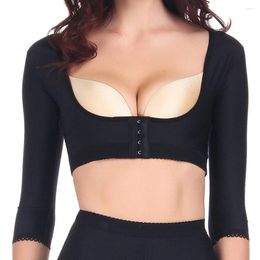 Women's Shapers Women Shaping Tops Slimm Arm Liposuction Grade Garment Shapewear Gather Breast Tighten Back Long Sleeve