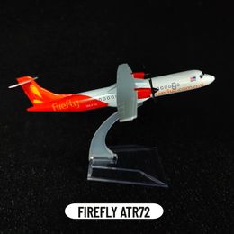 Escala de modelo de aeronave 1 400 modelo de avião de metal em miniatura FIREFLY ATR72 réplica de aviação diecast coleção de avião brinquedo infantil para menino 231024