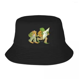 Berets Frog And Toad A Kite Bucket Hats Panama For Kids Bob Outdoor Fisherman Summer Beach Fishing Unisex Caps