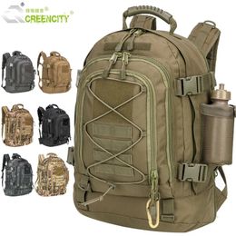 Outdoor Bags 60L Men Military Tactical Backpack Molle Army Hiking Climbing Bag Outdoor Waterproof Sports Travel Bags Camping Hunting Rucksack 231024