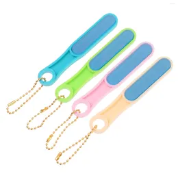 Nail Files 4pcs Nano Glass Shiners Manicure Tools (Assorted Color)