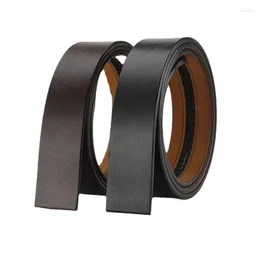 Belts Men's Headless Leather Automatic Buckle Belt Body Without