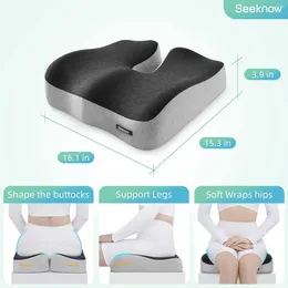 Pillow Office Chair Car Seat For Tailbone Pain Relief Coccyx Lower Back& Sciatica BuPillow