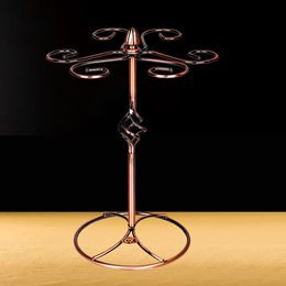 Bar Tools Creative Red Wine Glass Holder Decoration Household High Legged Glass Holder Upside Down European Style Hanging Wine Holder 231025