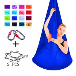 Resistance Bands Full set FlyingAerial Yoga Hammock Fabric Swing Latest Multifunction Antigravity belts for yoga training sport 231024